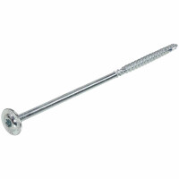 DynaPlus® Holzschraube, 8,0x240/100mm, verzinkt, Tellerkopf, Schneidkerbe, TX40, 50 Stück
